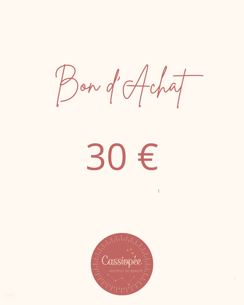 BON CADEAU DE 30€