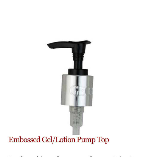 Embossed Pump Top to fit 500ml bottles 