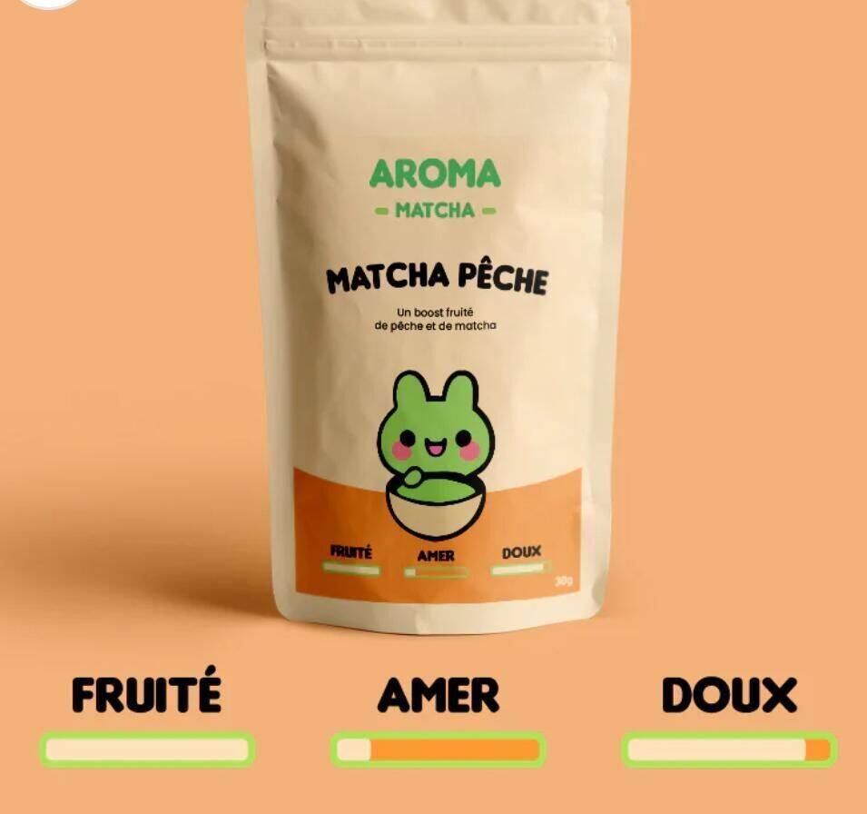 AROMA MATCHA - MATCHA Premium  Pêche - 30g