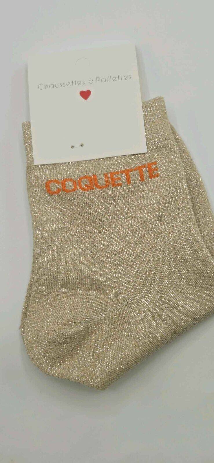 Chaussettes à Paillettes Coquette
