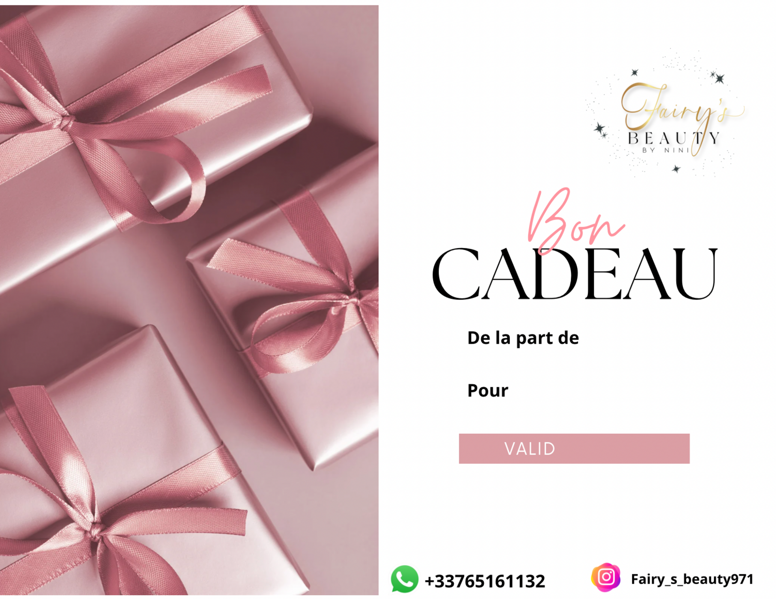 Chèque cadeau 