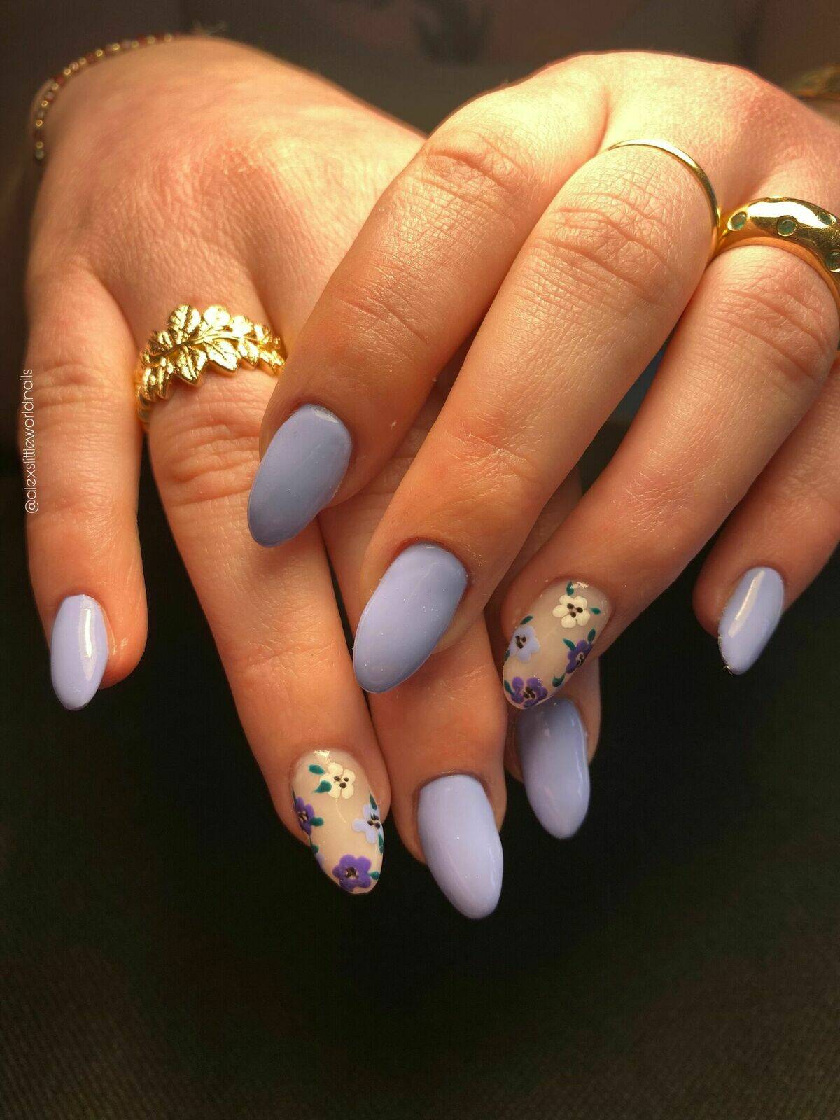 Lavander Nails & Nailart fleurs