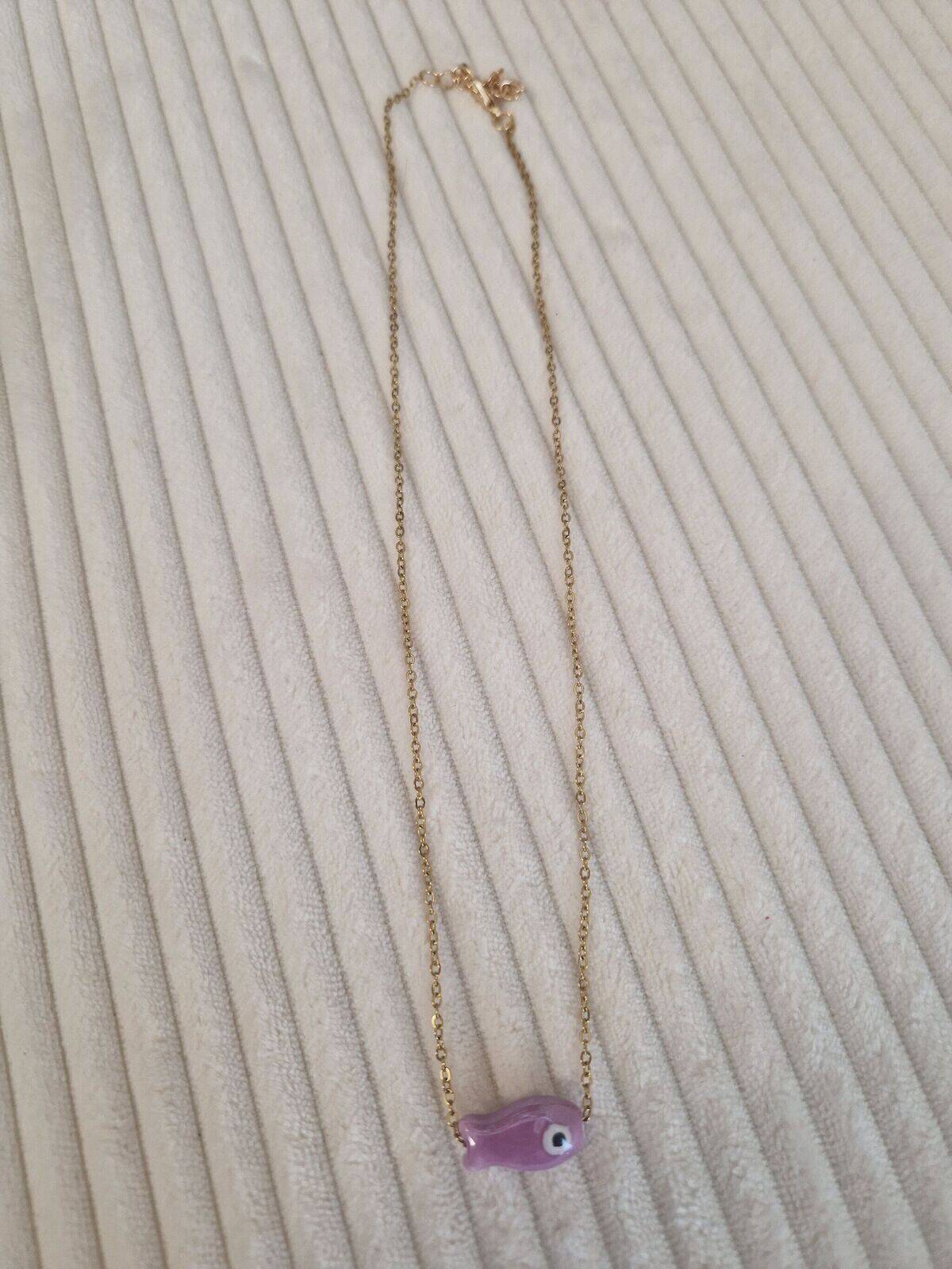 Collier poisson Lilas