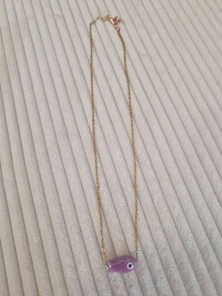 Collier poisson Lilas
