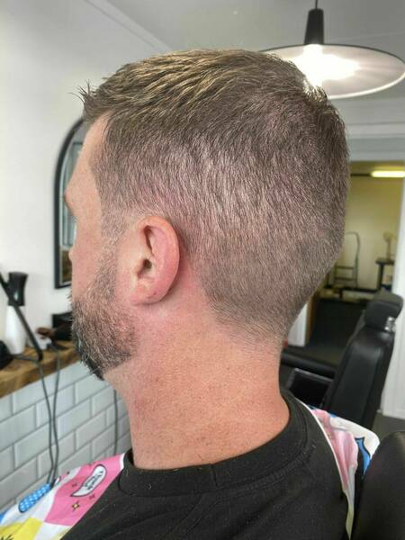 #2 Haircut & Style With Beard Trim