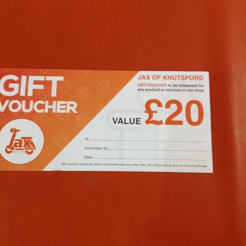 JAX gift vouchers