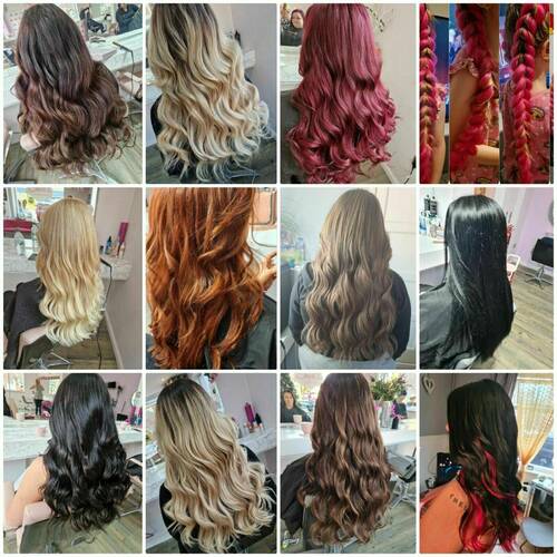 Hair extensions and colour services 