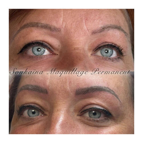 Reprise d’un maquillage permanent en poil à poil #clermontferrand