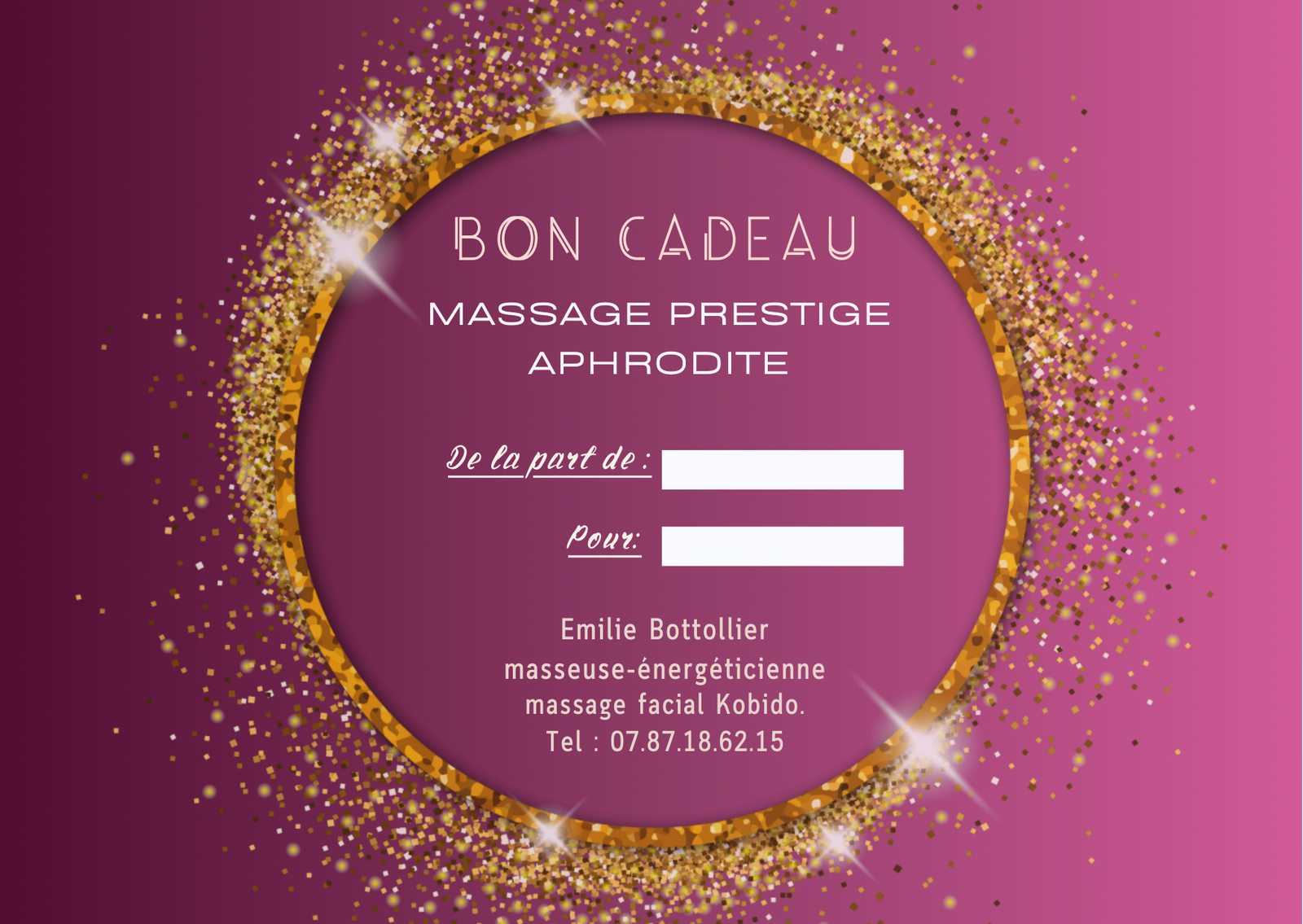 CARTE CADEAU MASSAGE PRIVILEGE APHRODITE