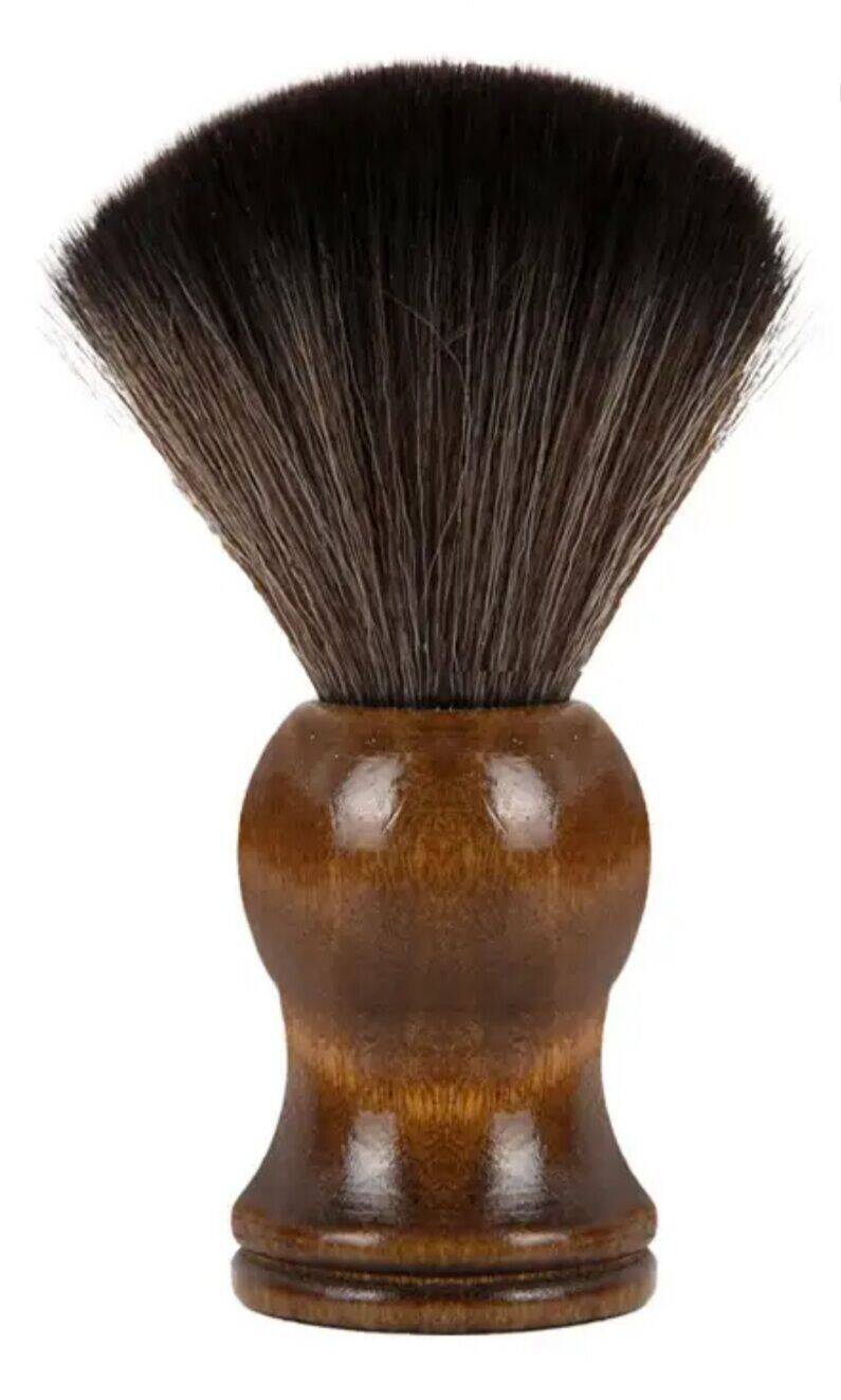 Beard Brush Wooden Handle For Soft Lathering and Smooth Skin and Beard Care