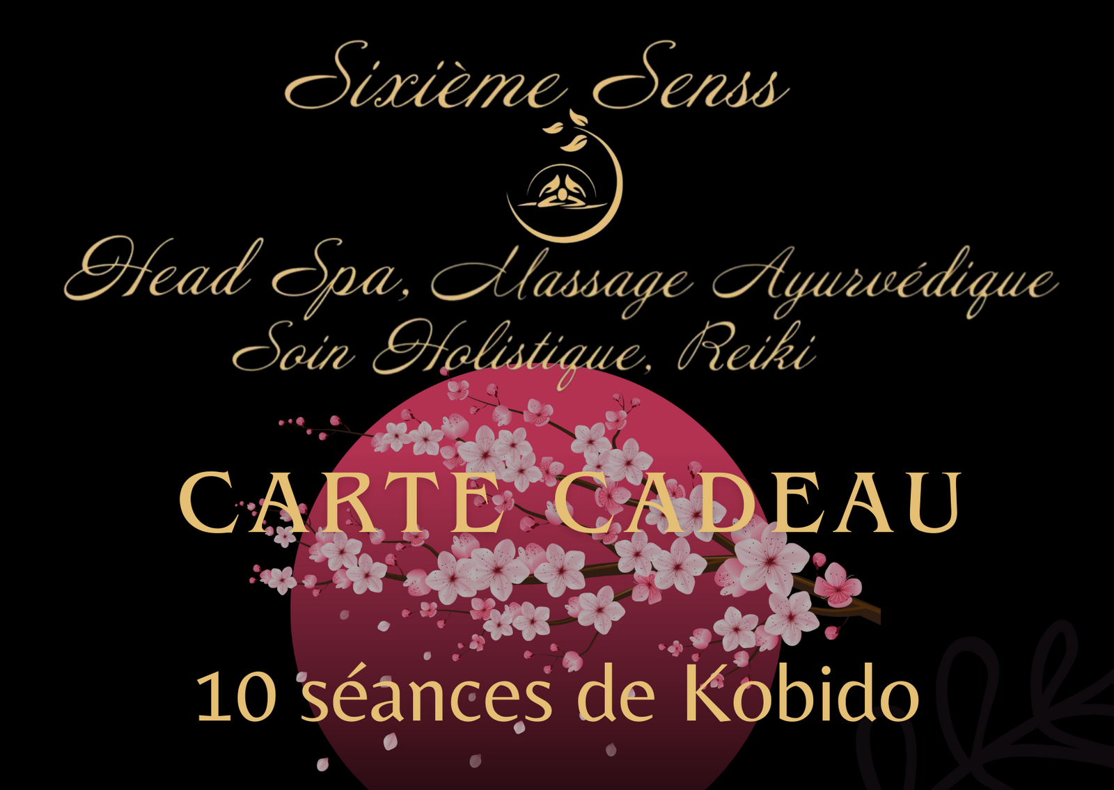 Carte cadeau Forfait 10 séances de Kobido 