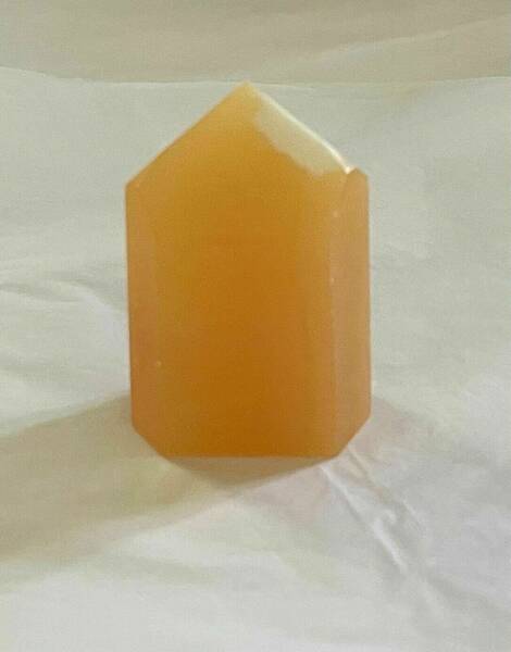 Orange calcite tower 3