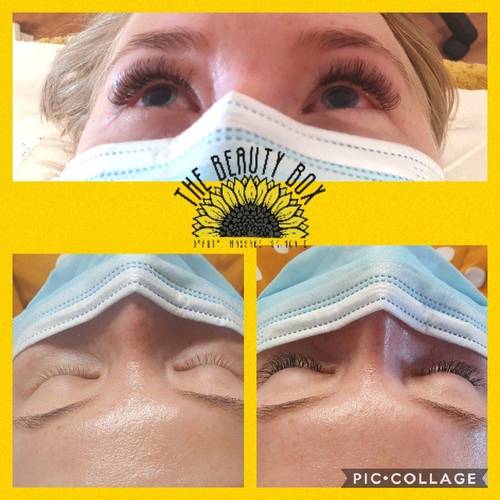 full set of classic lash extensions at The Beauty Box, Duston, Northampton 
