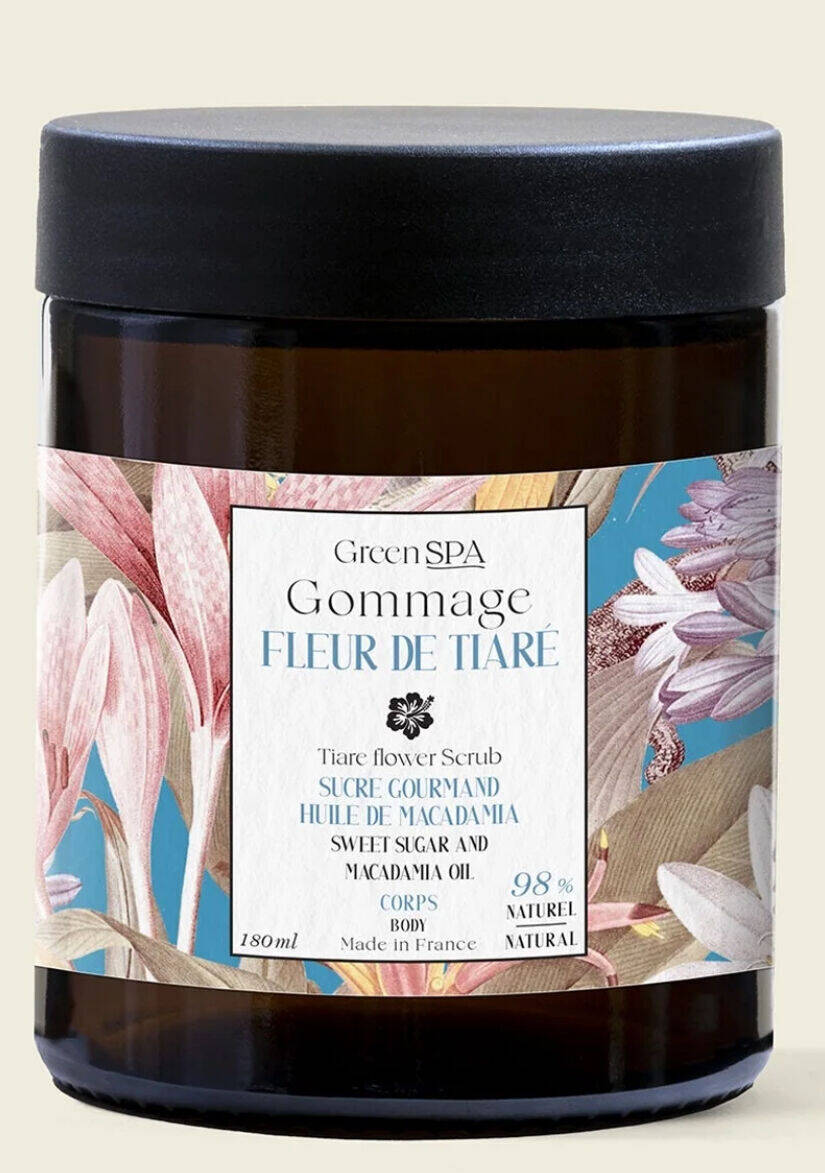GREEN SPA - Gommage Fleur de Tiaré - Gamme Voyage