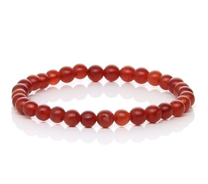 BRACELET perles lisses 8 mm - CORNALINE