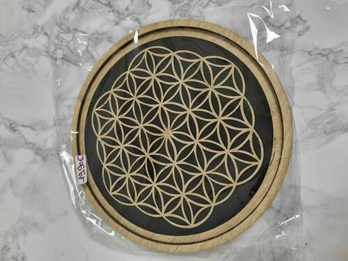 Plateau grille bois 15 cm