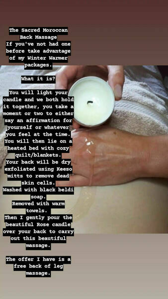 Moroccan Sacred Candle Massage 