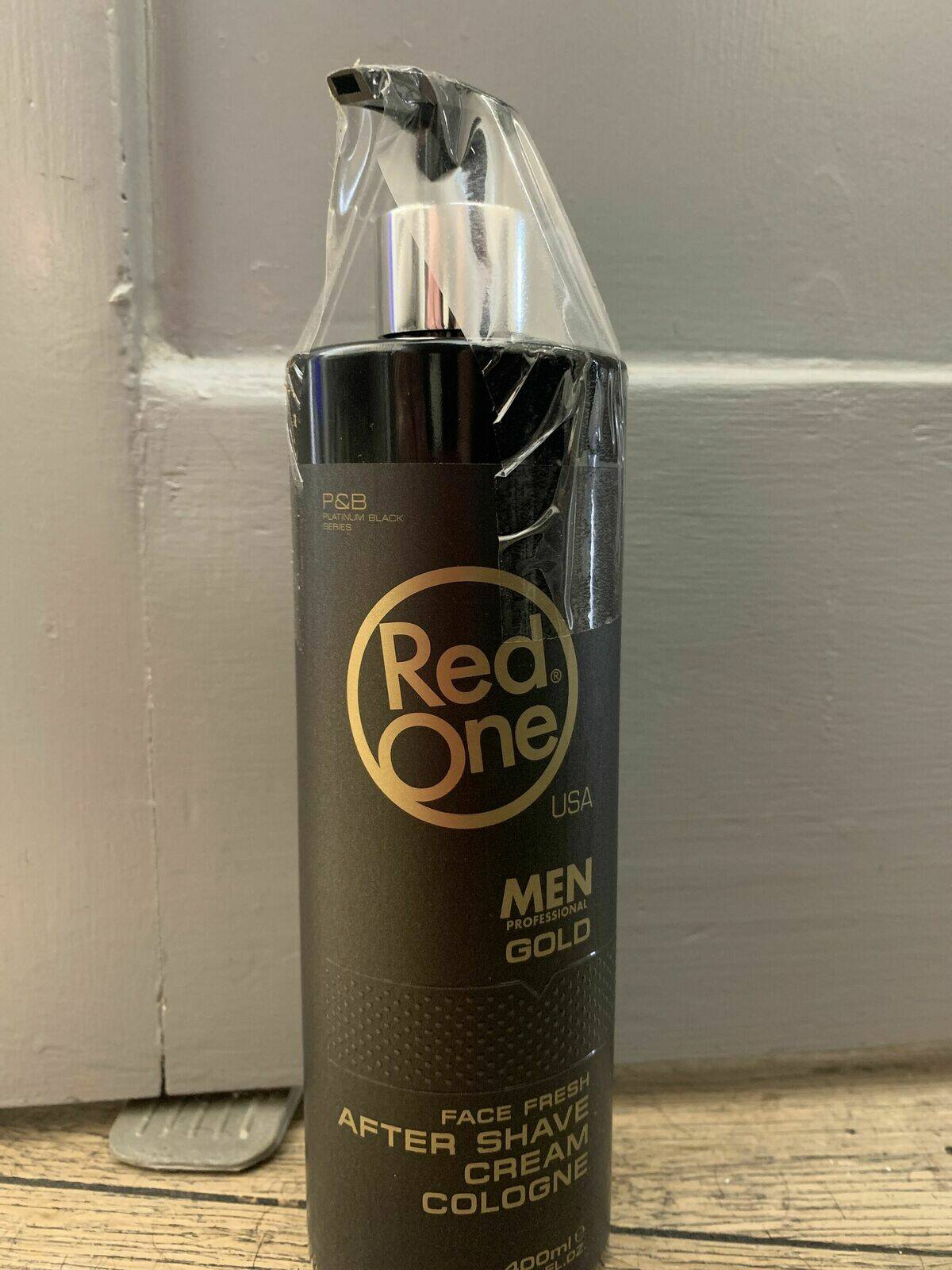 Red one after shave cologne