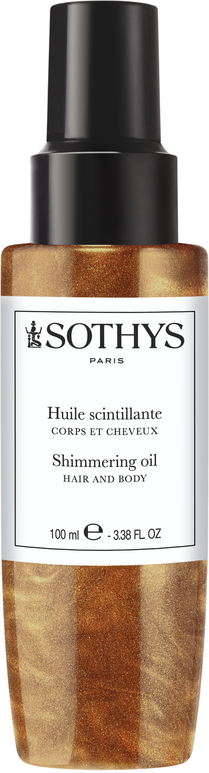 HUILE SCINTILLANTE CORPS & CHEVEUX FLACON 100ML REF 142204