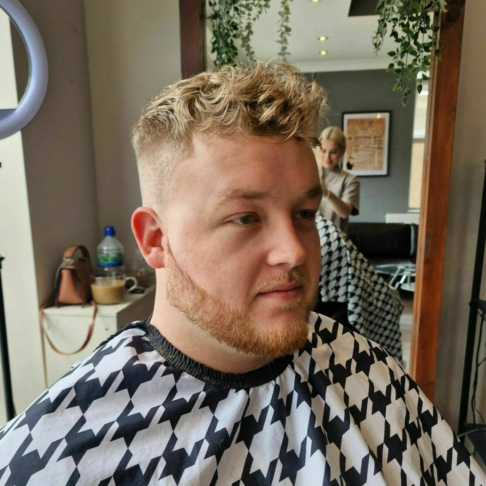 Mid SkinFade and Beard Line up By Paige 