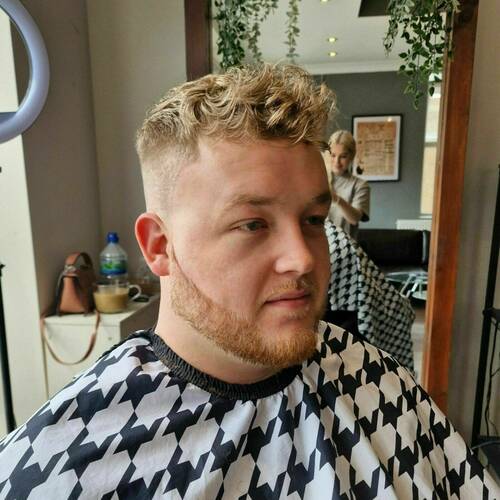 Mid SkinFade and Beard Line up By Paige 