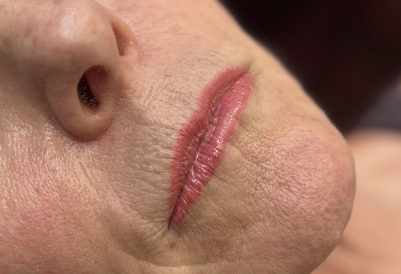 3 weeks healed lip blush 