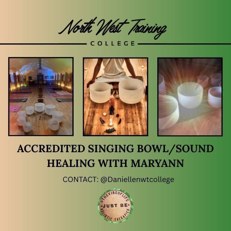 Accredited Singing bowl with Maryann 22nd February £175 deposit 