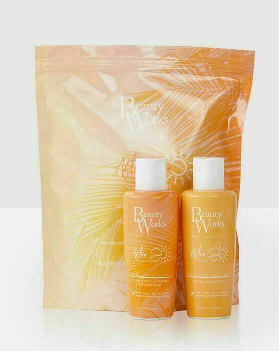 After Sun Discoloration + Restore Shine duo