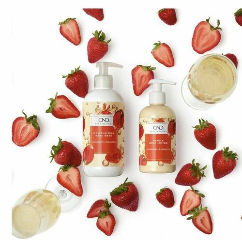 CND Scentsations Strawberry & Prosecco Wash & Lotion Duo