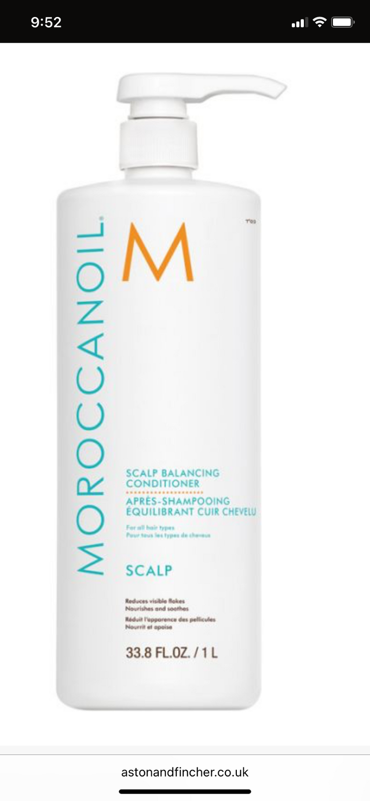 Moroccanoil scalp therapy conditioner