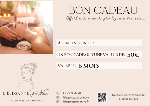 Carte cadeau 50€