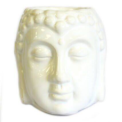 Brûle-parfum pour fondants- Bouddha blanc