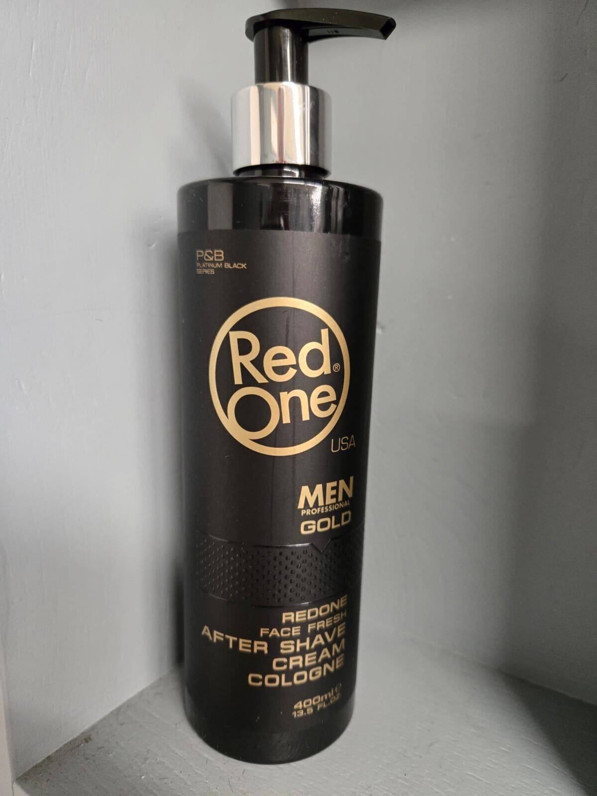 RED ONE aftershave cream cologne 