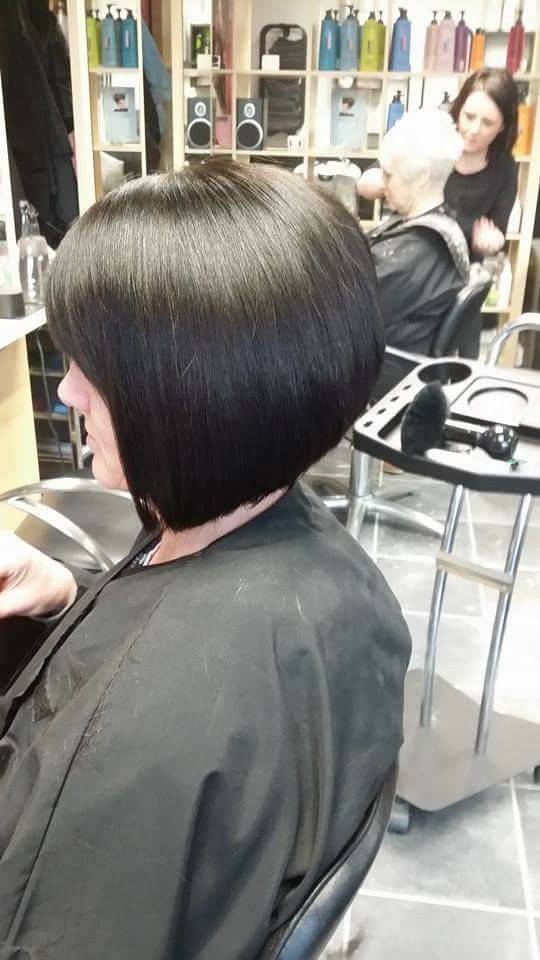 Finished restyle from long hair
