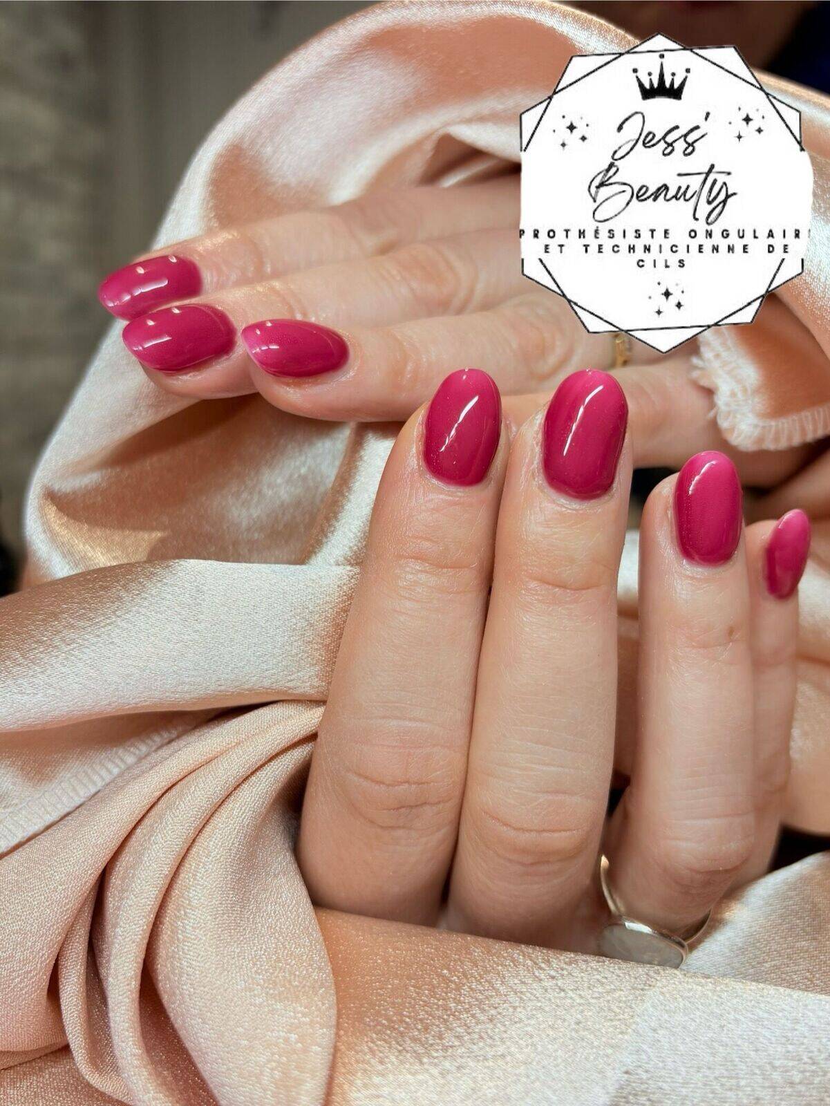 Remplissage gainage ongle naturel 