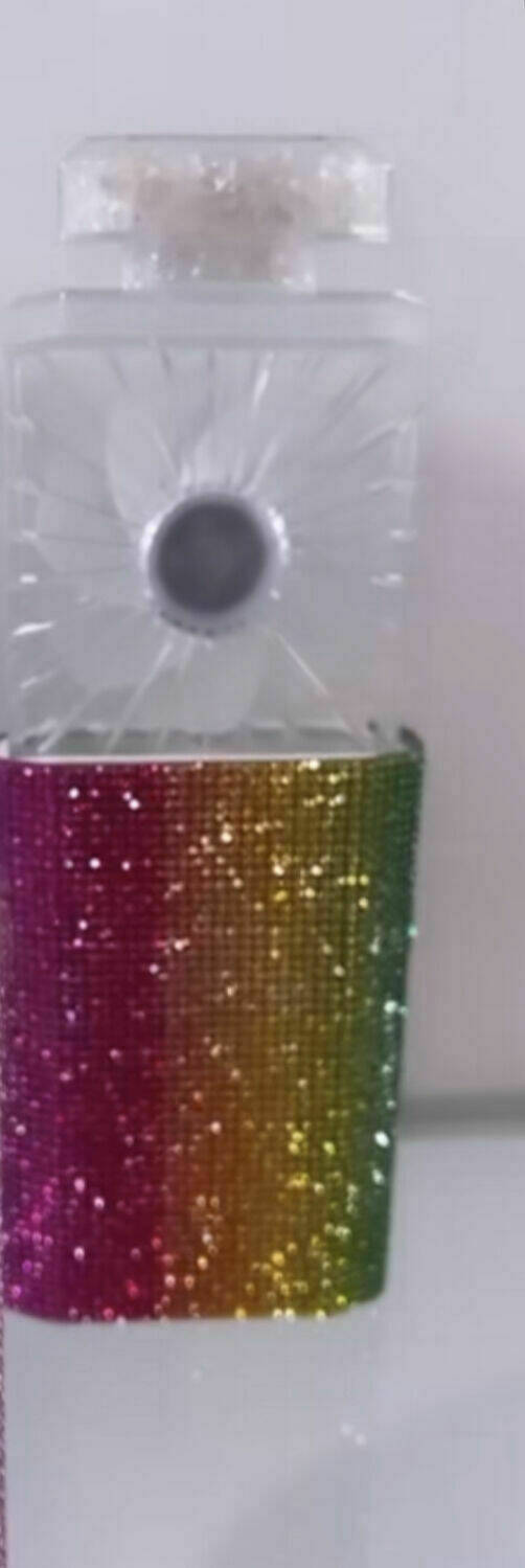 STONE CRYSTAL FAN RAINBOW 