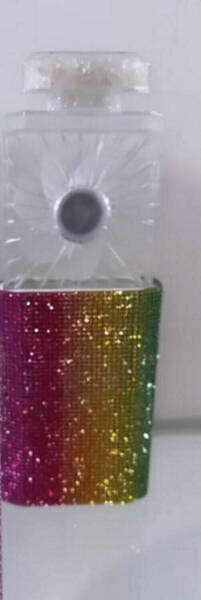 STONE CRYSTAL FAN RAINBOW 