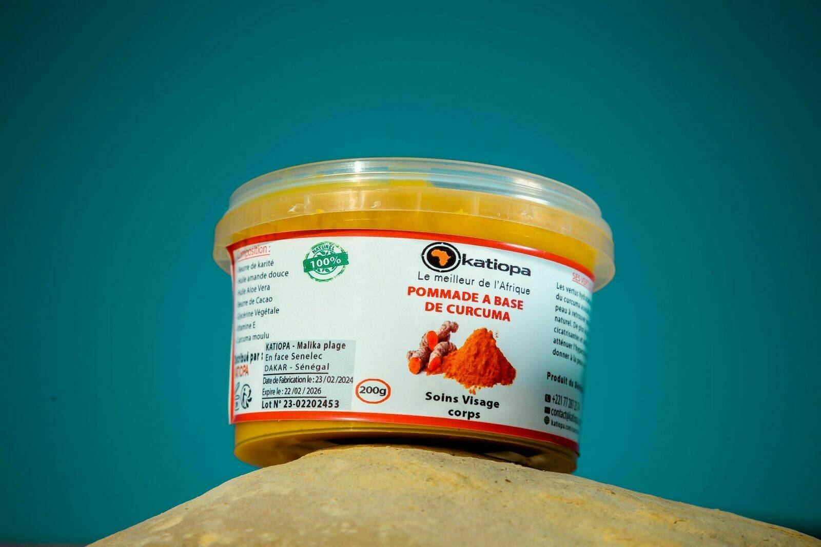 Pommade à base de curcuma