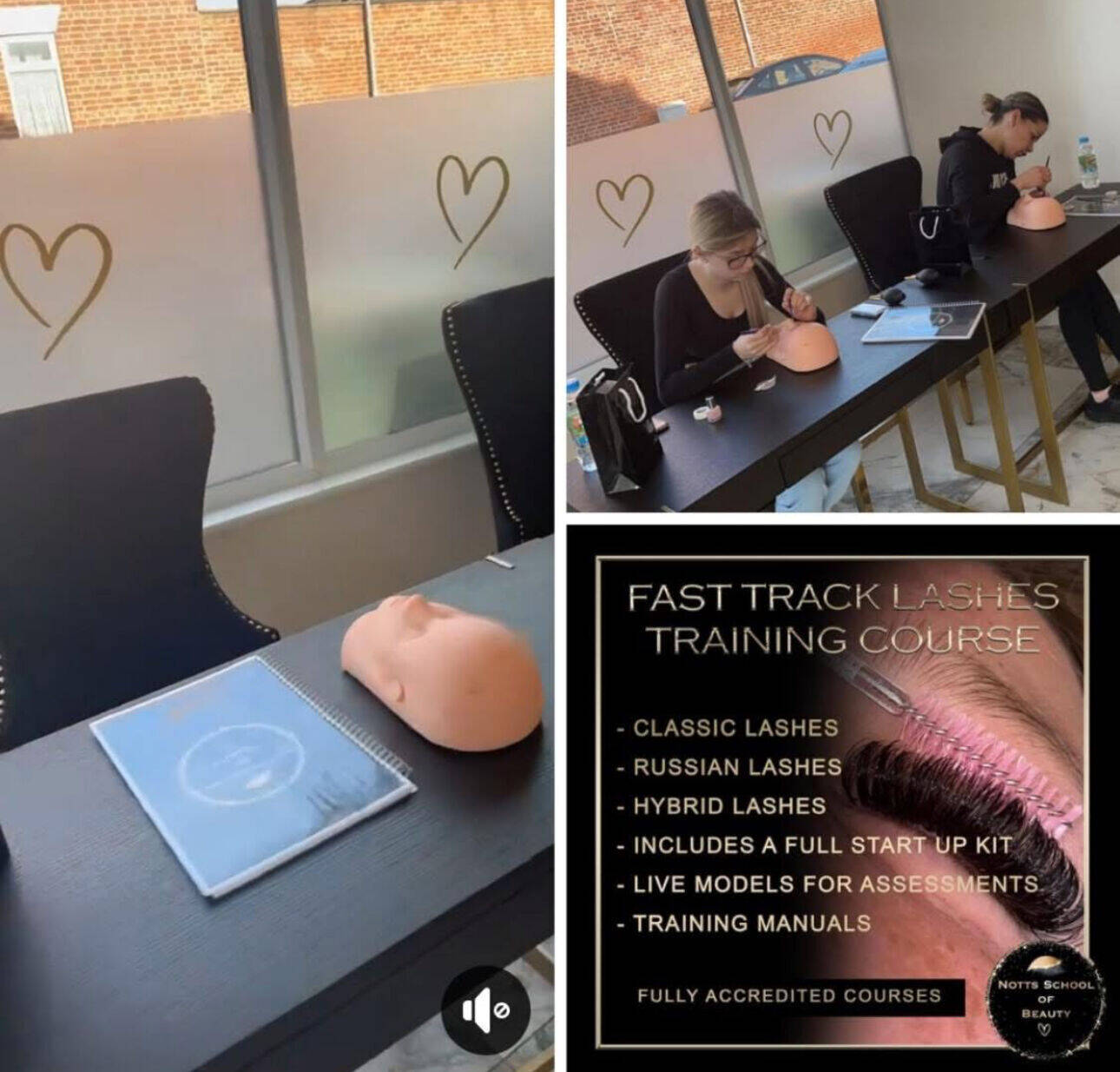 Eye lash extensions training 1 day course 