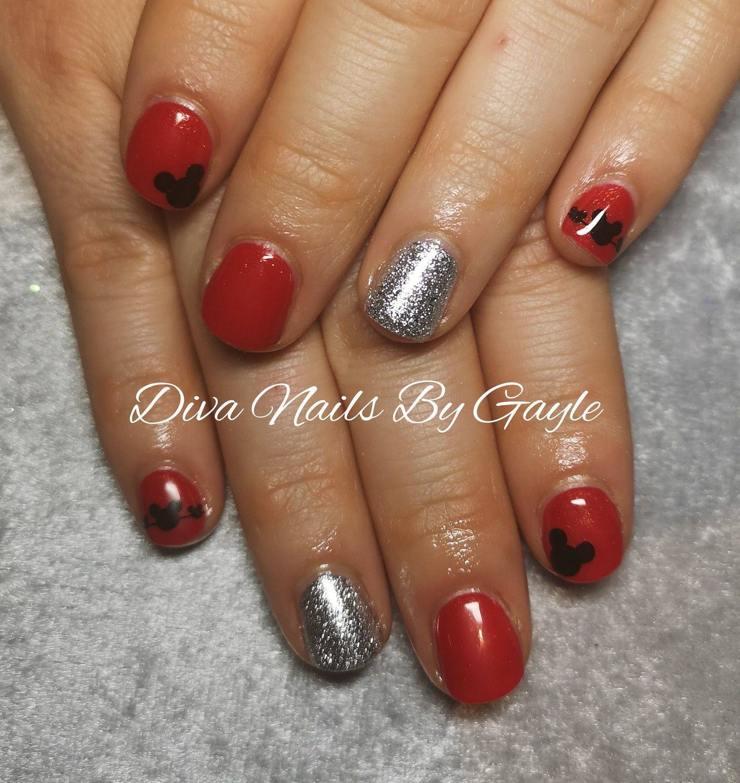 Candy, bling and some hand drawn Mickey Mouse 