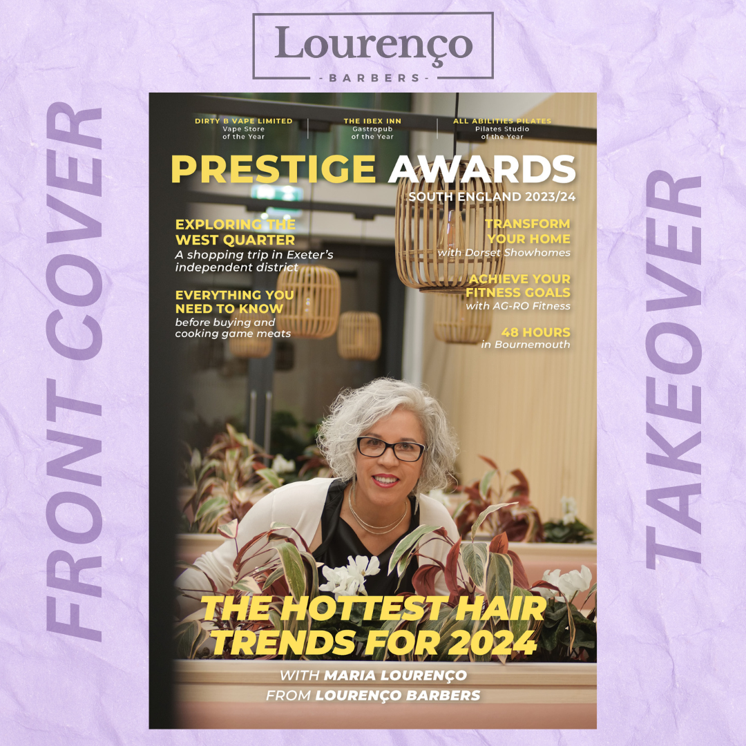 As part of our recent Barbershop of the Year 2023/2024 award, we featured on the Prestige Awards magazine discussing the hottest hair trends for 2024! 💈📈 