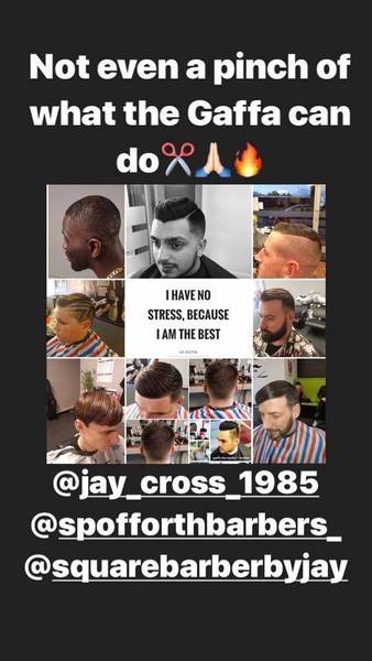 Barber Boss...you won’t get better unless he’s personally trained you✂️Jay barber croas