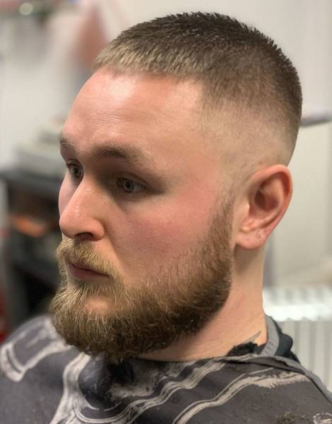 Hair and beard by Maria