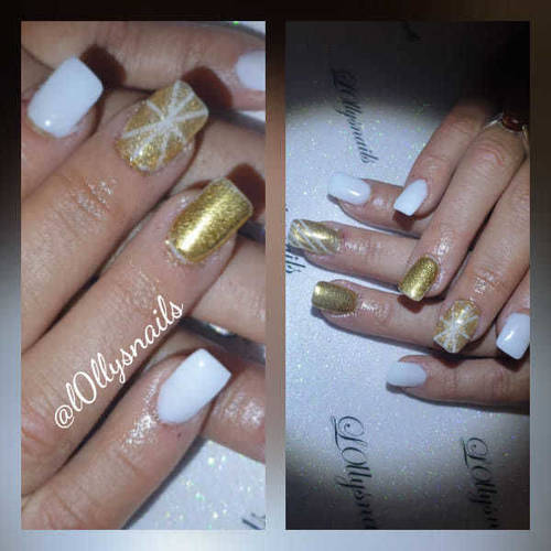White & gold for holidays 
