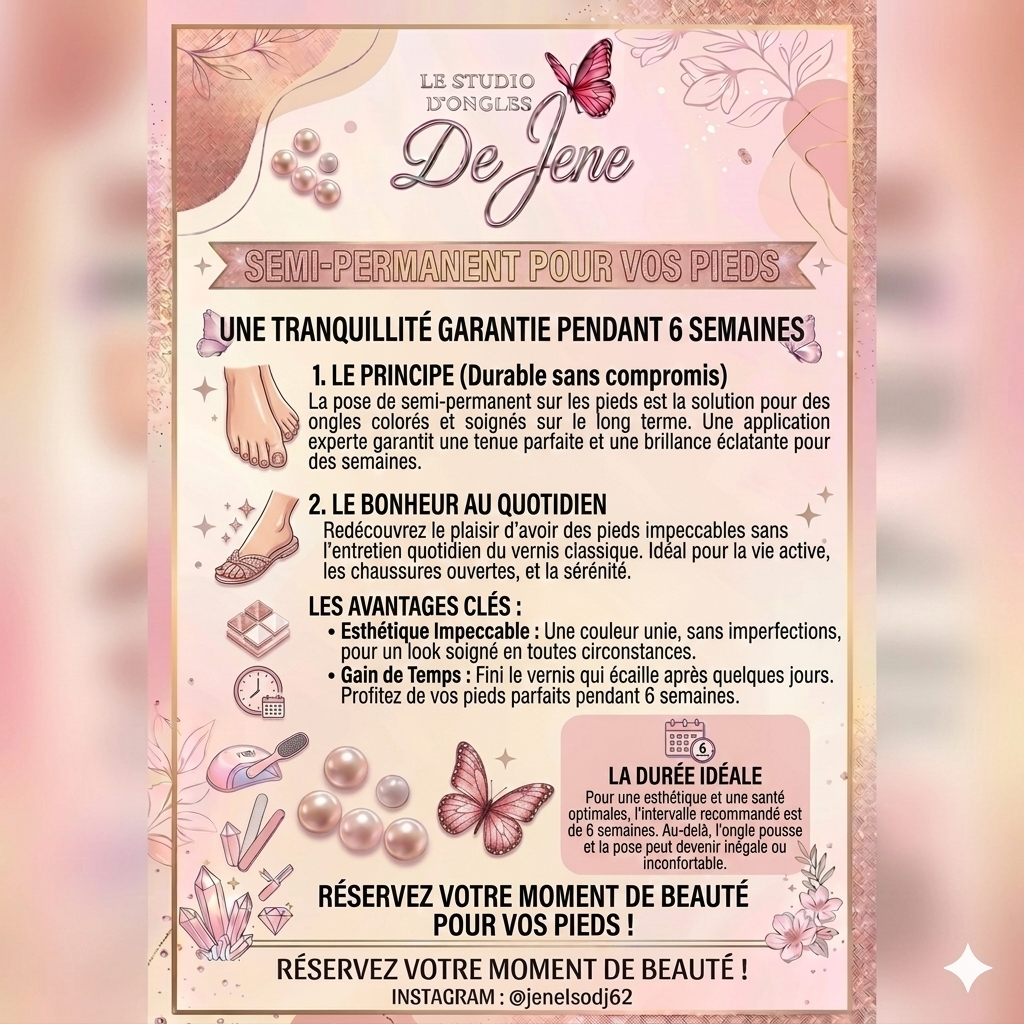 Semi Permanent Pour Vos Pieds