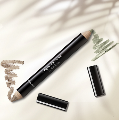 CRAYON DUO YEUX FARD&LINER -10 BEIGE DORE & VERT EDITION LIMITEE REF 183430