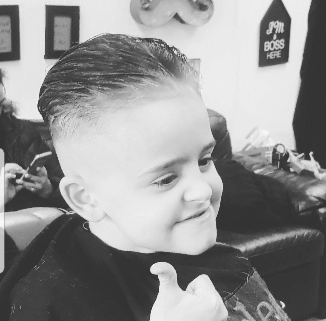 Kids cuts at dudes