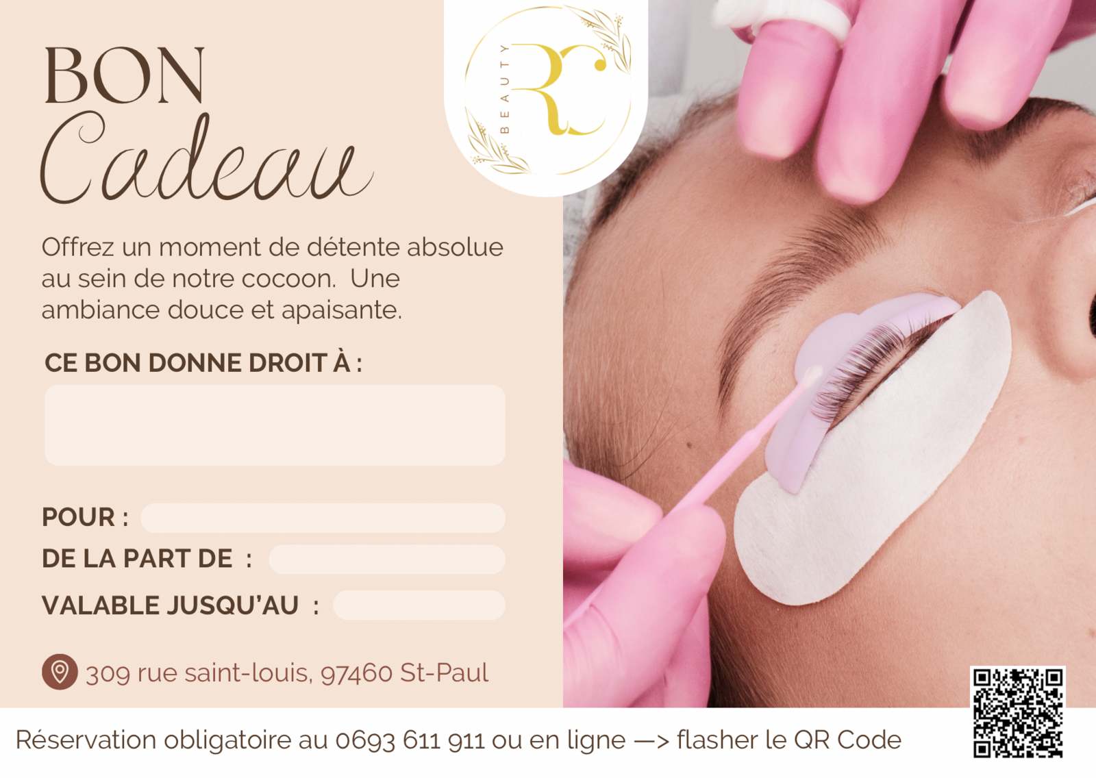Offres fêtes des mères : Rehaussement de cils + teinture 