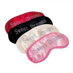 Masque Satin pour les yeux rose