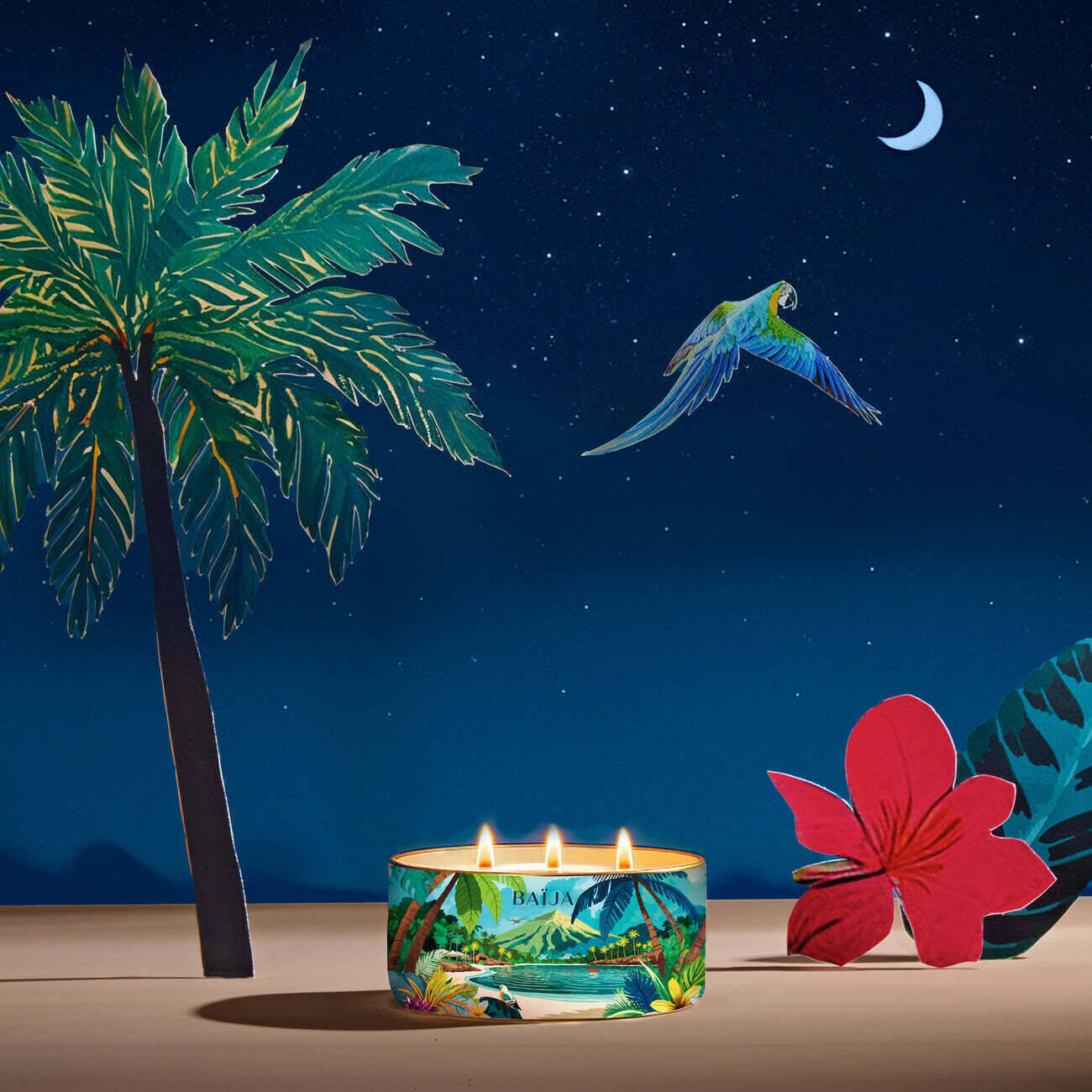 Coffret bougie parfumée XL Moana 